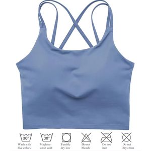Soutien-gorge de sport en soie respirant XXL pour femmes soutien-gorge d'entraînement de course Yoga Gym Sexy quantité en vrac - Product Image 3