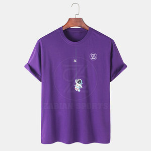Camiseta de hombre personalizada con logotipo de talla grande Material de poliéster/algodón personalizado disponible a precio al por mayor - Product Image 1