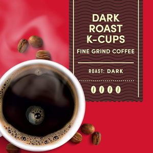 กาแฟทิม ฮอร์ตันส์ ดาร์กโรสต์ แบบแคปซูลสำหรับเครื่องชงกาแฟคิวริก บรรจุ 32 แคปซูล สีแดง - Product Image 3