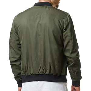 Veste bomber en toile pour homme, automne-hiver, à capuche, coupe-vent, respirante, fermeture éclair sur le devant, vêtements d'extérieur - Product Image 3