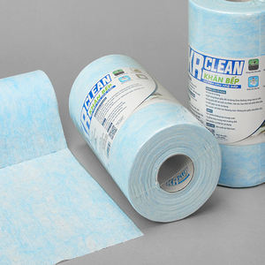 Krclean-Rollo de papel de cocina de 100 hojas azul, 1 capa, toallitas absorbentes de 20x20cm para la limpieza diaria de la cocina - Product Image 2