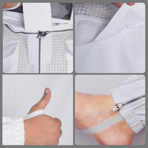 Vente en gros de voile d'escrime à 3 couches costume d'apiculture confortable utilitaire anti-piqûre maille ventilée costume d'abeille en coton - Product Image 5