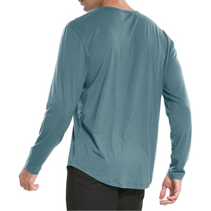 Camiseta de manga larga con cuello redondo para Otoño e Invierno para mujer, sudadera de Modal suave y cómoda, ropa de abrigo deportiva informal transpirable de talla grande - Product Image 4