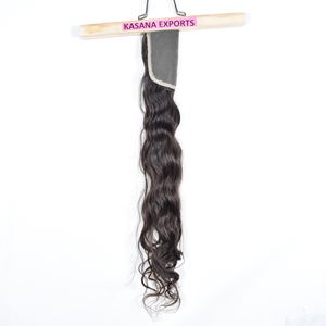 Fabrique 5*5 fermeture temple indien cuticule aligné vente en gros machine Double trame traitement Extensions de cheveux non humains - Product Image 4