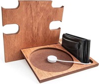 Soporte Móvil Impermeable de Madera Natural de Alta Calidad para Escritorio de Oficina en Casa, Soporte para Teléfono Celular de Diseño Moderno Compatible
