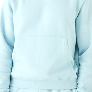 Conjunto Deportivo de Dos Piezas para Hombre, de Invierno, de Buena Calidad, Sudadera con Capucha de Color Sólido, Pantalones Deportivos con Cordón, 100% - Product Image 4