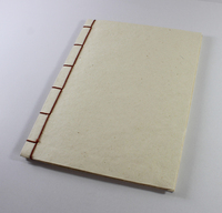 Cuaderno de Tapa Blanda Estilo Japonés, Papel Suave y Elegante, Encuadernación con Hilo de Algodón, Ideal para Regalo Diario, Semanal o Mensual