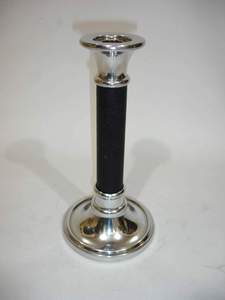 Luxury 5-Cup Glass <b>Candelabra</b> with Silver Metal Base, Premium Wedding Table Centerpiece, Handcrafted Crystal Votive Holder - Product Image 4