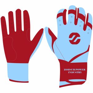 Guantes de bateo de béisbol personalizados para jóvenes y adultos, guantes de softbol transpirables de alta calidad de piel de cabra con puño largo personalizados - Product Image 5