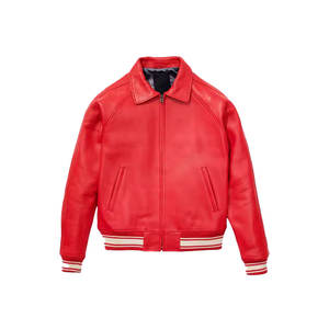 Chaqueta de cuero de estilo Vintage para hombre de piel de vaca auténtica 100% para la temporada de invierno, nuevo abrigo elegante con cuello levantado en relieve, lona de otoño - Product Image 3