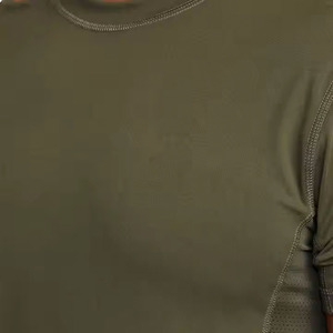 Venta al por mayor Camiseta de lujo de alta calidad con logotipo Camisetas de diseñador para hombres 100% algodón Boxy Drop Shoulder Camisetas de peso pesado - Product Image 5