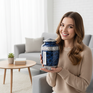 Urnes funéraires en métal personnalisées en gros pour les cendres humaines - Fournisseur d'urnes commémoratives en gros - Product Image 4