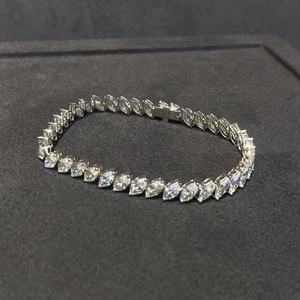 สร้อยข้อมือเพชรรูปทรงมาคีสที่สวยงามสีทองสีโรสโกลด์สีขาวทองเงินห้องปฏิบัติการ growigi ได้รับการรับรองหรูหรา - Product Image 4