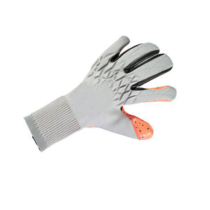 Gants de gardien de but de football de haute qualité en cuir respirant antidérapant avec fermeture à lacets Protection complète des doigts Entraînement en plein air - Product Image 2