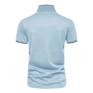 Meilleure qualité hommes décontracté personnel personnalisé 100% pur coton pour Polo T-Shirts anti-rétrécissement Jersey tissu avec motif solide - Product Image 4