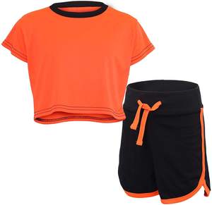 2025 nueva moda personalizada conjunto de ropa deportiva de dos piezas para mujer camisa y pantalones cortos de alta calidad con botones y decoraciones con cremallera - Product Image 6