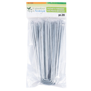 Gói 20 chốt mạ kẽm để đảm bảo thảm cỏ tổng hợp 15x3 cm cung cấp vườn - Product Image 4