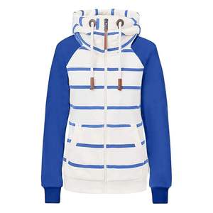 Jersey largo ligero personalizado con estilo para mujer, sudadera de talla XS, tejido de punto, estilo deportivo de invierno, con capucha, frente a la moda - Product Image 5