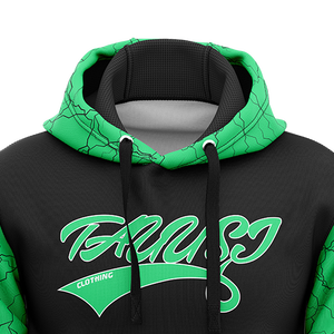 Sweat à capuche pour homme avec cordon de serrage, doublure brodée, impression numérique par sublimation, vêtement d'extérieur chaud pour le printemps, faible MOQ - Product Image 2