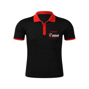 Nueva camiseta de microfibra transpirable con diseño de cuello de retazos a rayas, camisetas personalizadas de verano para hombres, polos de manga corta - Product Image 5