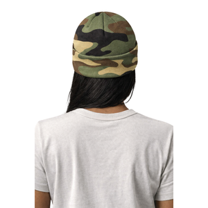 Bonnet en tricot camouflage pour sororité grecque, rose et vert, pour femmes, vêtements décontractés élégants pour l'hiver - Product Image 2