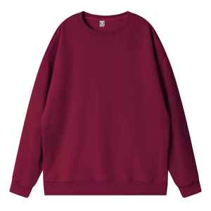 Sudadera Deportiva Unisex Lisa de 520g, Sudadera de Cuello Redondo de Lana Gruesa Lavada para Hombre, Sudadera de Hombre 100% Algodón Felpa - Product Image 3