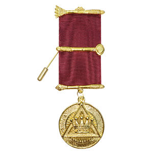 MASONIC MARK PAST MASTERS PECHO JOWEL-MASONIC MARK OFICIAL COLLAR JOYA PLATEADO-MARCA INGLESA REGULACIÓN JOYA - Product Image 4