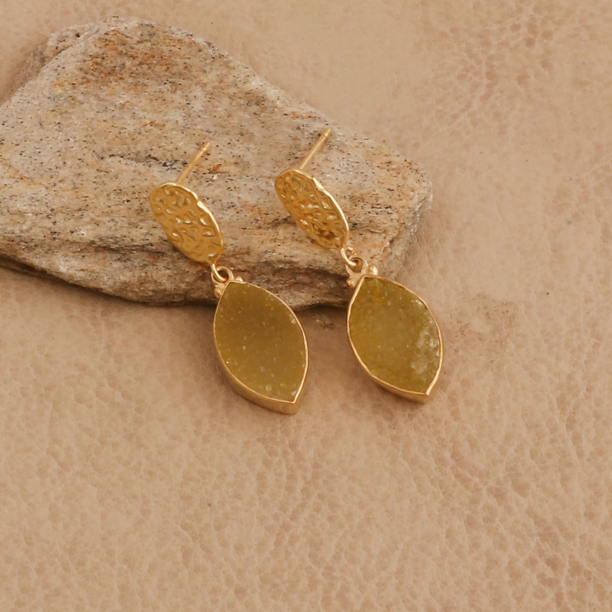 Yellow Druzy