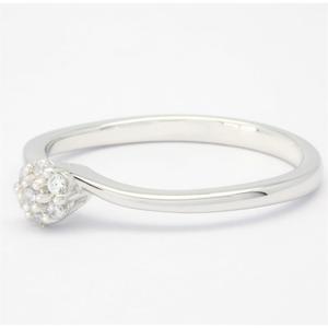 แหวนเพชรสีขาว18K สุดหรูสำหรับผู้หญิง - Product Image 3