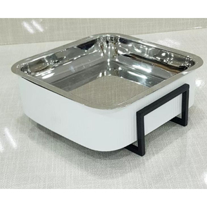 จาน Chafing อาหารโลหะคุณภาพดีที่สุด จานจัดเลี้ยง รูปร่างและขนาดจาน Chafing ที่กําหนดเองจากผู้ผลิตและซัพพลายเออร์ - Product Image 3