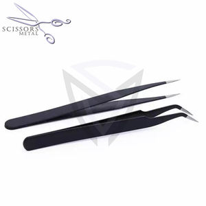 แหนบต่อขนตาทำจากสแตนเลสชุดอุปกรณ์เครื่องสำอางสำหรับการต่อขนตา - Product Image 1