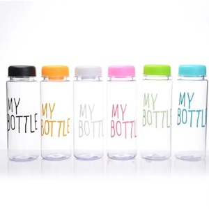 Logotipo personalizado 300ml/500ml para botella de agua de plástico transparente Durable lindo portátil deporte gimnasio viaje botellas para beber hechas en Vietnam - Product Image 5