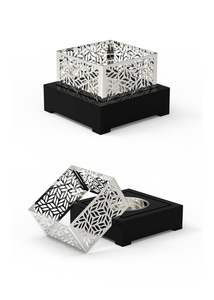 Latest Design Customized <b>Wood</b> Eco-Friendly 100% Natural Incense <b>Burner</b> Wholesale Best Selling Gray Mubkhar Best Gift Ramadan - Product Image 2