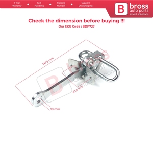 BDP727 Front Door <b>Hinge</b> Stop Check <b>Strap</b> Limiter for Omega B 1994-2003 Catera 1997-2001 5160232 - Product Image 5