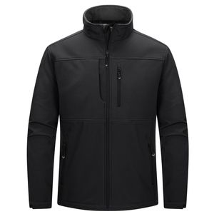 Nouvelle arrivée, veste softshell d'hiver de style simple pour homme, veste décontractée de travail, coupe-vent, veste de sport de plein air, veste softshell pour homme - Product Image 1