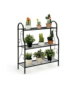 Support de pot de fleurs en métal au design moderne, support de plantes en fer forgé pour la décoration du salon, de la chambre à coucher et de l'hôtel. - Product Image 6