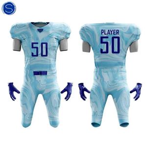 Uniforme de football américain de conception d'équipe supérieure Uniforme de football américain de conception personnalisée de sublimation - Product Image 1