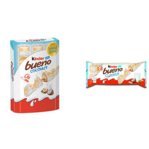 Barras de Chocolate Kinder Bueno Coco Edición Limitada, Suministro al por Mayor, Muy Baratas, 30 x 39g, para Exportación, Coco Barato al por Mayor - Product Image 4