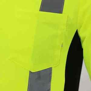 เสื้อเซฟตี้สะท้อนแสงสีโพลีเอสเตอร์100% Hi-VIS - Product Image 4