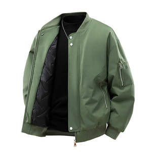 Nouvelle veste universitaire respirante 2026, col montant, logo frontal, grande taille, légère, en polyester imperméable, couleur unie, pour la chasse printanière - Product Image 3