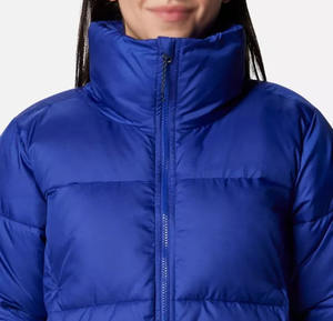 Compre chaqueta acolchada para mujer, tamaño regular, ligera, aislada, con cremallera frontal, ropa de abrigo elegante para invierno, uso diario, forro de nailon 2026 - Product Image 5