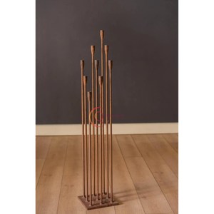 Bougeoirs au design moderne rustique support haut 9 bougeoirs pour fêtes de mariage et décoration intérieure bougeoir religieux - Product Image 3