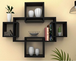 Estante de pared hiny con juego de soporte de ópera Estantes de pared Más vendidos Estante metálico de montaje en pared de 3 capas Soportes de almacenamiento Estilo moderno - Product Image 5