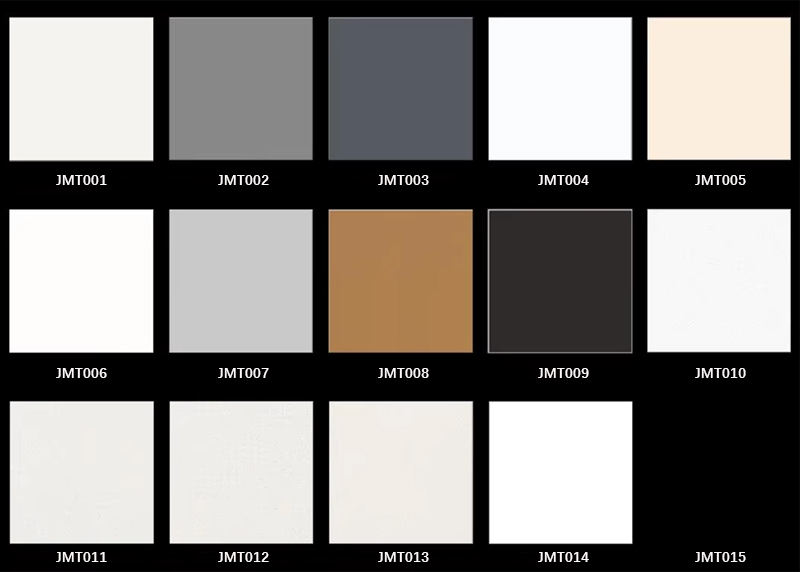 Nuancier de couleurs unies