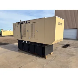 Groupe électrogène diesel industriel triphasé d'occasion 180 kW 120/208 V, résistant aux intempéries, pour alimentation de secours commerciale - Product Image 1