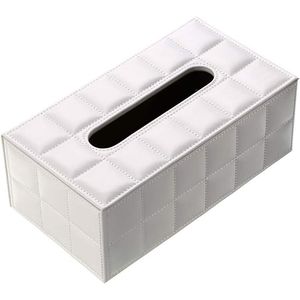 Porta scatola di fazzoletti in ceramica moderna, porta tovaglioli in pelle sintetica, Dispenser per casa e uso auto - Product Image 2