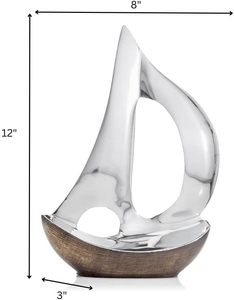 Sculptures et statues luxueuses en métal de bateau pour la décoration intérieure élégante Ornements uniques pour les intérieurs modernes et la touche artistique - Product Image 4