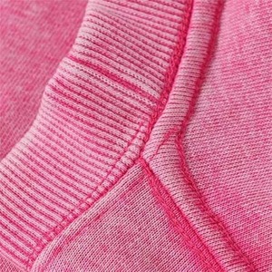Sudadera de cuello redondo con estampado de logotipo personalizado del fabricante, Sudadera con capucha de lana negra de algodón 100%, diseño de cremallera corta, venta al por mayor de fábrica - Product Image 5