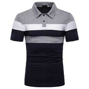 Polos deportivos de algodón y poliéster personalizados para hombre, estampados con insignia de logotipo personalizado, polos de sudor personalizados con logotipo bordado - Product Image 3