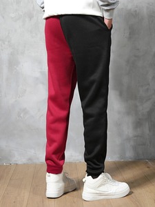 Pantalons de jogging pour hommes grande taille, taille haute, amples, avec logo personnalisé, streetwear, jogging 2026 - Product Image 2